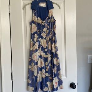 Floral Anthropologie Dress with Pockets